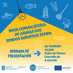 Infominho -  El Sal�n de Plenos de A Guarda acoger� una sesi�n sobre las nuevas ayudas de los Fondos Europeos FEMPA - 