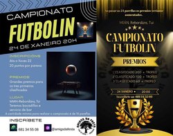Infominho -  Rebord�ns (Tui) acoge un gran Campeonato de Futbol�n con premios en met�lico este s�bado - 