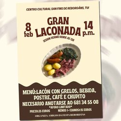 Infominho -  Lac�n con grelos, verm� y ambiente festivo: Rebord�ns organiza su Gran Laconada de invierno - 