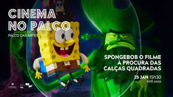 Infominho -  -Cinema no Palco- trae a Bob Esponja y su aventura submarina a Moncao - 
