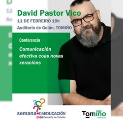 Infominho -  Tomi�o recibe al escritor y divulgador David Pastor Vico - 