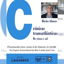 Infominho -  El Espazo Sociocultural de Tui acoge la presentaci�n de la obra de Bieito Alonso - 