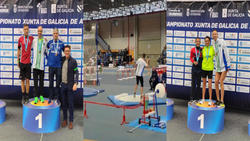 Infominho -  El Club Atletismo Baixo Mi�o logra un r�cord gallego y dos podios en el XXI Campeonato Xunta de Galicia de pista cubierta de Ourense - 