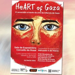 Infominho - Taller y recital poético cerrarán heART of Gaza en O Rosal el 4 de marzo - Infominho - Taller y recital poético cerrarán heART of Gaza en O Rosal el 4 de marzo -