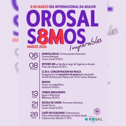 Infominho -  O Rosal impulsa la programaci�n gratuita -S8MOS imparables- por el mes de la mujer - 