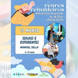 Infominho -  La Biblioteca de O Rosal acoge un espect�culo infantil sobre igualdad dentro del programa del 8M - 