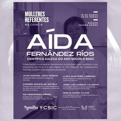 Infominho -  Tomi�o visibiliza el papel de las mujeres en la investigaci�n con un acto dedicado a A�da Fern�ndez R�os - 