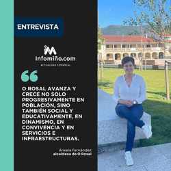 Infominho -  Entrevista: �nxela Fern�ndez pone en valor el crecimiento de O Rosal y critica la situaci�n sanitaria en el municipio - 