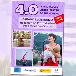 Infominho - Sue Moreno trae a A Guarda un espectáculo aéreo con humor y reflexión sobre la maternidad - Infominho - Sue Moreno trae a A Guarda un espectáculo aéreo con humor y reflexión sobre la maternidad -