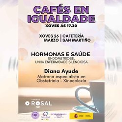 Infominho -  O Rosal aborda la endometriosis en un encuentro abierto con la matrona Diana Ayude - 