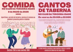 Infominho -  Cantos de taberna y comida con baile en el Club de la Tercera Edad de A Guarda - 