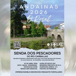 Infominho -  Una andaina gratuita recorrer� la Senda dos Pescadores en O Rosal el 25 de abril - 