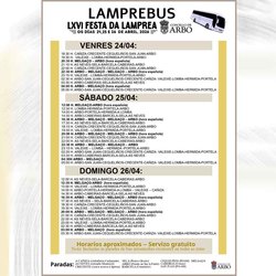 Infominho -  La Festa da Lamprea contar� con autobuses gratuitos que conectar�n con Portugal - 
