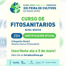 Infominho -  La Feira de Cultivos apuesta por la formaci�n con un curso clave para el sector agr�cola en Tomi�o - 