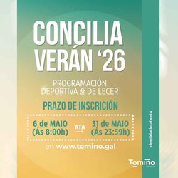 Infominho -  Tomi�o lanza -Concilia Ver�n 26- con 16 actividades para infancia y conciliaci�n familiar - 