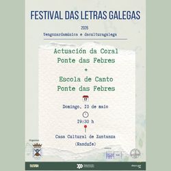 Infominho -  Randufe celebra el D�a de las Letras Gallegas con m�sica y cultura - 
