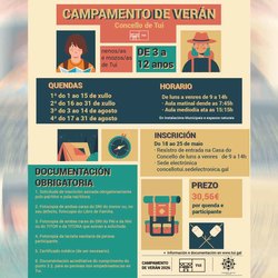 Infominho -  El Campamento de Verano de Tui ofrecer� 560 plazas para ni�os y ni�as de 3 a 12 a�os - 