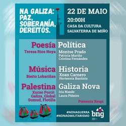 Infominho -  El BNG reunir� en Salvaterra voces pol�ticas, culturales y sociales en defensa de la paz y los derechos humanos - 