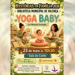 Infominho - Valença organiza una sesión de -Yoga Baby- para bebés y familias en la Biblioteca Municipal - Infominho - Valença organiza una sesión de -Yoga Baby- para bebés y familias en la Biblioteca Municipal -