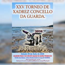 Infominho -  A Guarda re�ne este s�bado m�s de 200 participantes en el XXV Torneo de Ajedrez - 