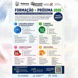 Infominho - Valença y Turismo de Portugal impulsan cuatro cursos gratuitos sobre inteligencia artificial, comercio online y gastronomía - Infominho - Valença y Turismo de Portugal impulsan cuatro cursos gratuitos sobre inteligencia artificial, comercio online y gastronomía -