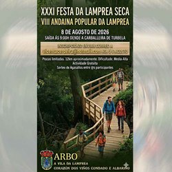 Infominho -  Arbo abre las inscripciones para la andaina popular de la Lamprea Seca - 
