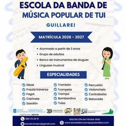 Infominho -  La Escuela de la Banda Municipal de Tui abre el plazo de matr�cula para el pr�ximo curso - 
