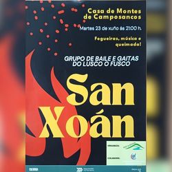 Infominho -  Camposancos celebra San Juan con m�sica tradicional y queimada - 