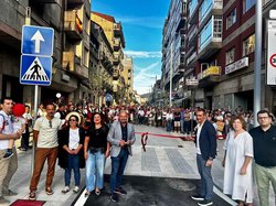 Infominho -  Tui inaugura la reforma de Augusto Gonz�lez Besada con una inversi�n provincial que cubre el 91% de la obra - 