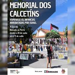 Infominho -  A Guarda homenajea a las infancias perdidas en Palestina con el Memorial dos Calcet�ns  - 