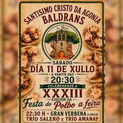 Infominho -  Baldr�ns prepara una nueva edici�n de la Fiesta del Pulpo el pr�ximo 11 de julio - 