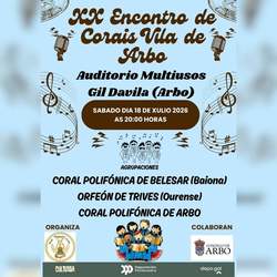 Infominho - La música coral protagoniza el fin de semana en Arbo con el III Encontro de Corais - Infominho - La música coral protagoniza el fin de semana en Arbo con el III Encontro de Corais -