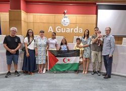Infominho -  A Guarda da la bienvenida a tres ni�os saharauis que pasar�n el verano con familias de acogida - 