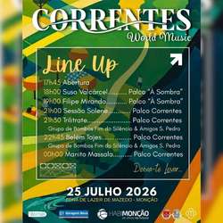 Infominho -  Bel�m Tajes, Trilitrate y Manito Massala protagonizan el debut del Correntes World Music en Mon�ao - 