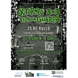 Infominho -  A Guarda vivir� una intensa ma�ana de deporte con el IX Torneo 3x3 Vila da Guarda - 
