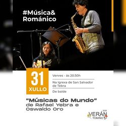 Infominho -  Tomi�o cierra el ciclo M�sica Y Rom�nico con un viaje musical por los cinco continentes - 