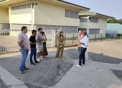 Infominho -  Salceda inicia la reforma del acceso al pabell�n municipal para mejorar la accesibilidad - 