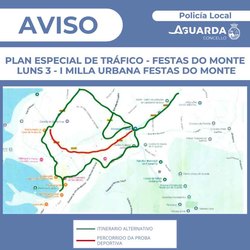 Infominho - La Policía Local de A Guarda activa un plan especial de tráfico para las Festas do Monte 2026 - Infominho - La Policía Local de A Guarda activa un plan especial de tráfico para las Festas do Monte 2026 -