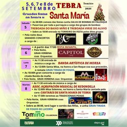 Infominho -  Las fiestas de Santa Mar�a de Tebra reunir�n a Capitol, Olympus, Marbella, Gran Parada y Players - 
