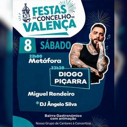 Infominho - Diogo Piçarra protagonizará la segunda noche de las Festas do Concelho de Valença - Infominho - Diogo Piçarra protagonizará la segunda noche de las Festas do Concelho de Valença -