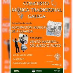 Infominho -  La Agrupaci�n Musical de A Guarda organiza un concierto de m�sica tradicional gallega con Vento Mareiro y Do Lusco � Fusco - 