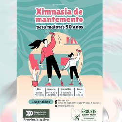 Infominho -  �rguete Baixo Mi�o abre en A Guarda las inscripciones para un curso de gimnasia de mantenimiento - 