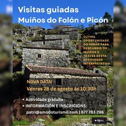 Infominho -  La lluvia obliga a aplazar la visita guiada a los Mu��os do Fol�n e do Pic�n de O Rosal - 
