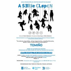 Infominho -  Autob�s gratuito desde Tomi�o para ver - Serie Clopen- en el Sal�n Teatro de Santiago - 