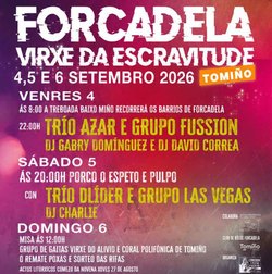 Infominho -  Forcadela celebra del 4 al 6 de septiembre las Festas da Virxe da Escravitude - 