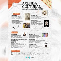 Infominho - El Concello do Rosal programa más de una docena de propuestas culturales para septiembre y octubre - Infominho - El Concello do Rosal programa más de una docena de propuestas culturales para septiembre y octubre -