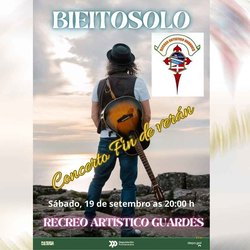 Infominho - El Recreo Artístico Guardés acoge el 19 de septiembre un concierto de Bieitosolo - Infominho - El Recreo Artístico Guardés acoge el 19 de septiembre un concierto de Bieitosolo -