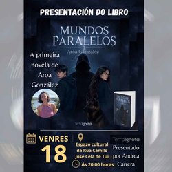Infominho - La tudense Aroa González presenta este viernes en Tui su primera novela - Infominho - La tudense Aroa González presenta este viernes en Tui su primera novela -