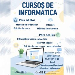 Infominho - La Aula CeMIT de A Guarda abre las inscripciones para sus cursos gratuitos de informática - Infominho - La Aula CeMIT de A Guarda abre las inscripciones para sus cursos gratuitos de informática -