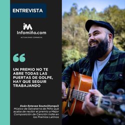 Infominho -  Entrevista a XONQUI, m�sico de Salvaterra de Mi�o: Un premio no te abre todas las puertas de golpe, hay que seguir trabajando - 